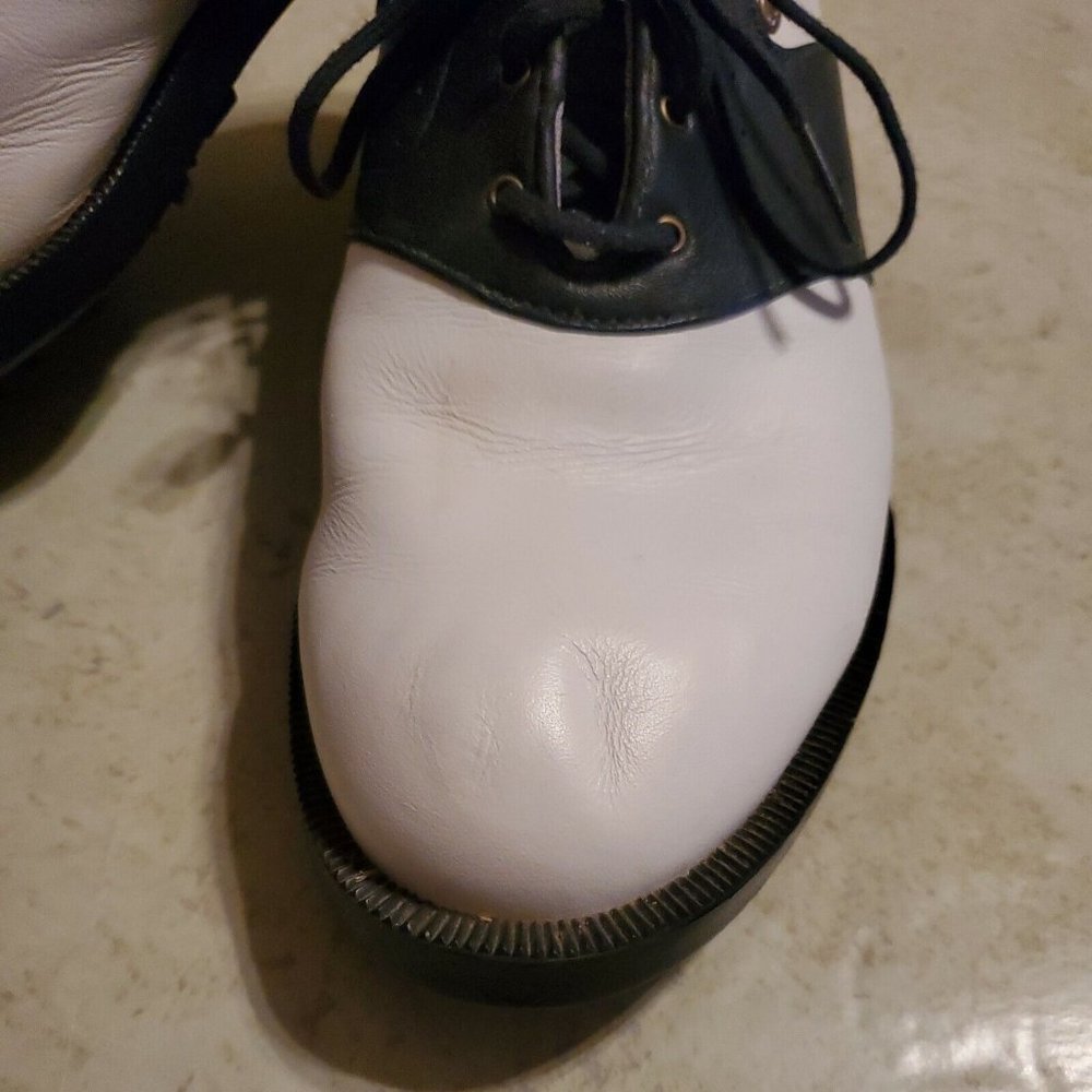 adidas Z-Traxion Golf Shoes Men's Size 9 White Black Cleats SH87 - Picture 2 of 3
